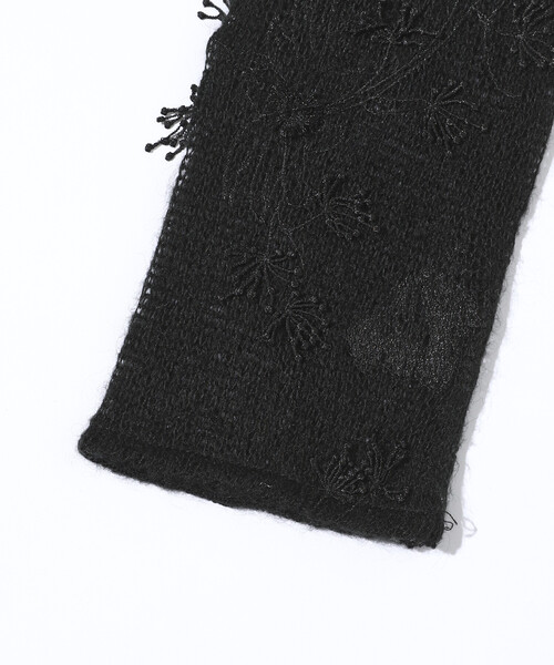 Firsthand(ファーストハンド)の「Firsthand/ファーストハンド 3D刺繍 ニットカーディガン / シアーニット(カーディガン/ボレロ・レディース・ブラック/オフホワイト・FREE)」の5枚目の写真