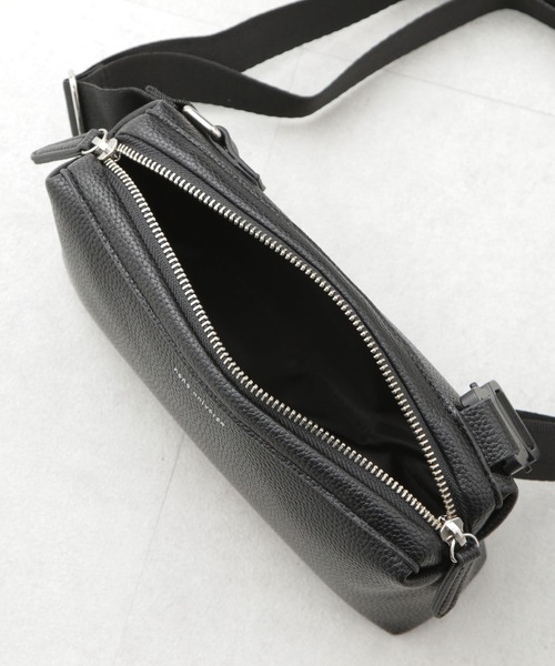 NANO universe（ナノユニバース）の「フェイクレザーボディーバッグ（ボディバッグ/ウエストポーチ・メンズ・ブラック・F）」の10枚目の写真
