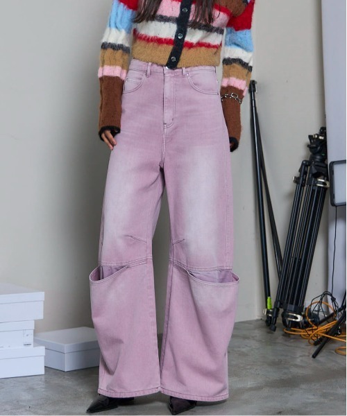 PRE-ORDER】Cover Leg Denim Pants/カバーレッグデニムパンツ