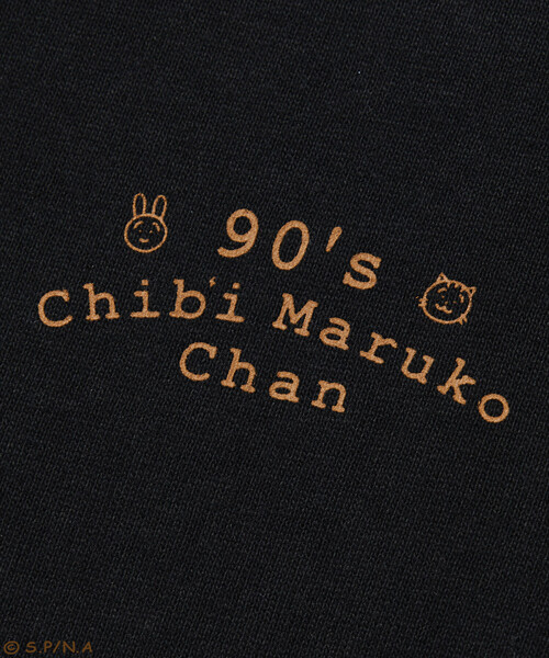 別注 90's ちびまる子ちゃん レトロフィルムグラフィック クルーネック