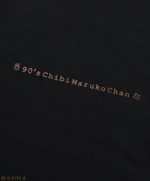 別注 90's ちびまる子ちゃん レトロフィルムグラフィック クルーネック