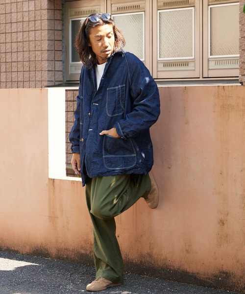orSlow（オアスロウ）の「orSlow/オアスロウ WOOL LINER RELAX FIT DENIM COVERALL カバーオール（カバーオール・メンズ・ワンウォッシュ・4/3/2）」の22枚目の写真