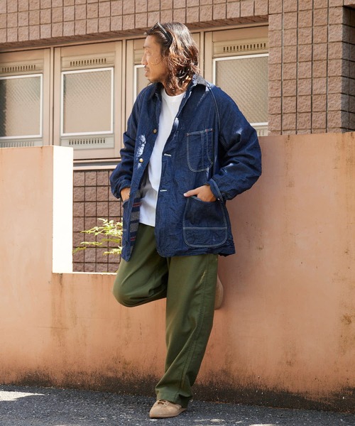 【orSlow/オアスロウ】LOOSE FIT COVERALL カバーオール 01-6034-81]orSlow(オアスロウ)LOOSE FIT COVERALL(ルーズフィット