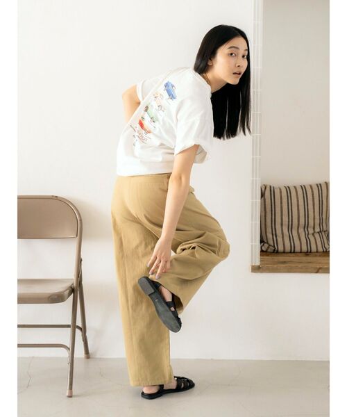 Ungrid（アングリッド）の「コクーンチノパンツ（チノパンツ・レディース・チャコールグレー/ベージュ・SMALL/MEDIUM）」の10枚目の写真