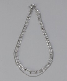 coen | ボリュームチェーン二連ネックレス(ネックレス)