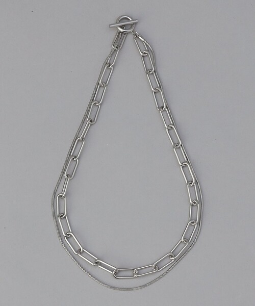 coen(コーエン)の「ボリュームチェーン二連ネックレス(ネックレス・レディース・シルバー/ゴールド・FREE)」の2枚目の写真