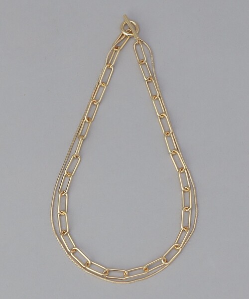 coen(コーエン)の「ボリュームチェーン二連ネックレス(ネックレス・レディース・シルバー/ゴールド・FREE)」の3枚目の写真
