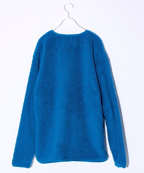 Franklin Climbing（フランクリンクライミング）の「【Franklin Climbing】カスケード シェルパフリースカーディガン（カーディガン/ボレロ・メンズ・ブルー/チャコールグレー/クリーム・S/M/L）」の6枚目の写真