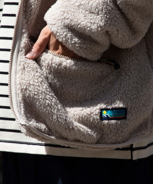 Franklin Climbing（フランクリンクライミング）の「【Franklin Climbing】カスケード シェルパフリースカーディガン（カーディガン/ボレロ・メンズ・ブルー/チャコールグレー/クリーム・S/M/L）」の15枚目の写真