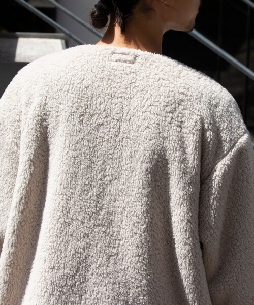 Franklin Climbing（フランクリンクライミング）の「【Franklin Climbing】カスケード シェルパフリースカーディガン（カーディガン/ボレロ・メンズ・ブルー/チャコールグレー/クリーム・S/M/L）」の19枚目の写真