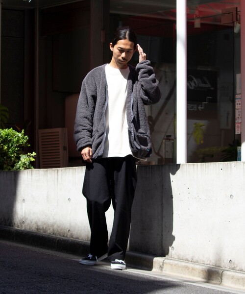 Franklin Climbing（フランクリンクライミング）の「【Franklin Climbing】カスケード シェルパフリースカーディガン（カーディガン/ボレロ・メンズ・ブルー/チャコールグレー/クリーム・S/M/L）」の22枚目の写真