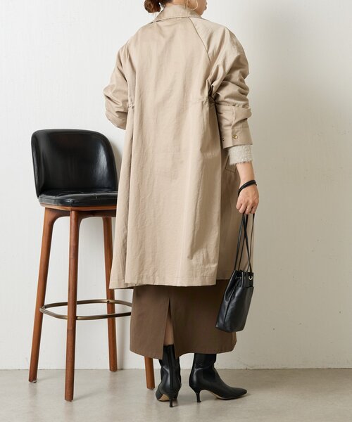 スタンドネックドロストコート（その他アウター）｜Jena espace