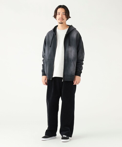 B:MING by BEAMS（ビーミングバイビームス）の「フェード フルジップ パーカー（パーカー・メンズ・ブラック/パープル/グレー・L/M/S/XL）」の10枚目の写真
