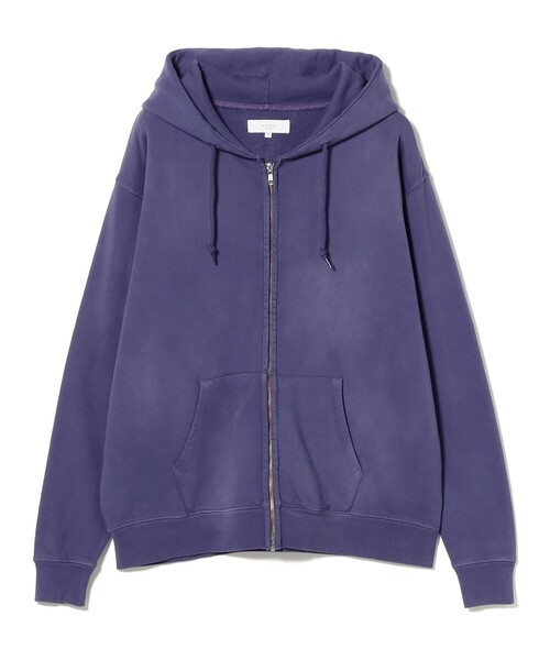 B:MING by BEAMS（ビーミングバイビームス）の「フェード フルジップ パーカー（パーカー・メンズ・ブラック/パープル/グレー・L/M/S/XL）」の9枚目の写真