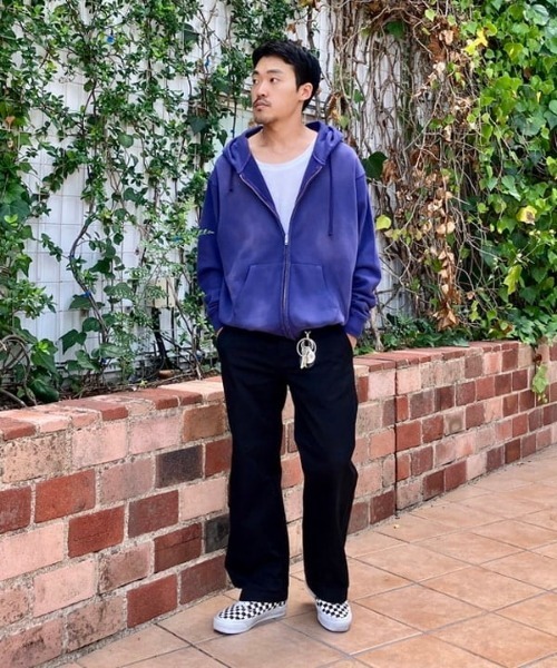 B:MING by BEAMS（ビーミングバイビームス）の「フェード フルジップ パーカー（パーカー・メンズ・ブラック/パープル/グレー・L/M/S/XL）」の5枚目の写真