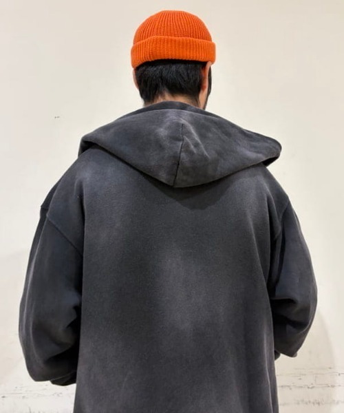 B:MING by BEAMS（ビーミングバイビームス）の「フェード フルジップ パーカー（パーカー・メンズ・ブラック/パープル/グレー・L/M/S/XL）」の7枚目の写真