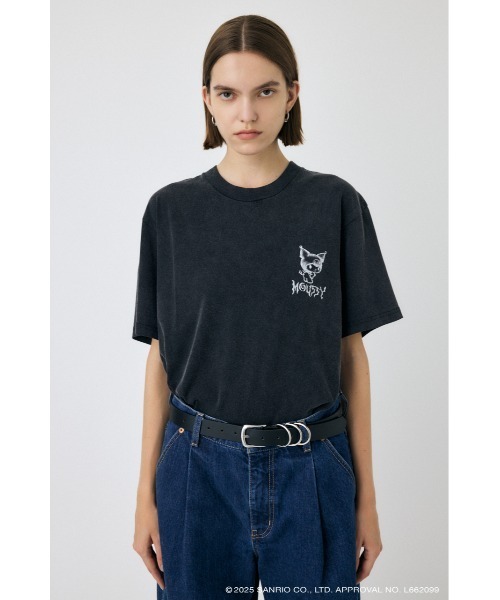 MOUSSY(マウジー)の「KUROMI BOXY Tシャツ(Tシャツ/カットソー・レディース・ブラック/ホワイト・FREE)」の10枚目の写真