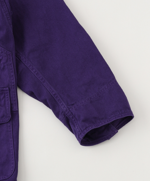 DAIRIKU（ダイリク）の「DAIRIKU / ダイリク "Cooper" Dyed Hunting Jacket（カバーオール・メンズ・パープル/ピンク・MEDIUM/LARGE）」の8枚目の写真