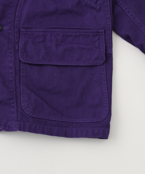 DAIRIKU（ダイリク）の「DAIRIKU / ダイリク "Cooper" Dyed Hunting Jacket（カバーオール・メンズ・パープル/ピンク・MEDIUM/LARGE）」の10枚目の写真