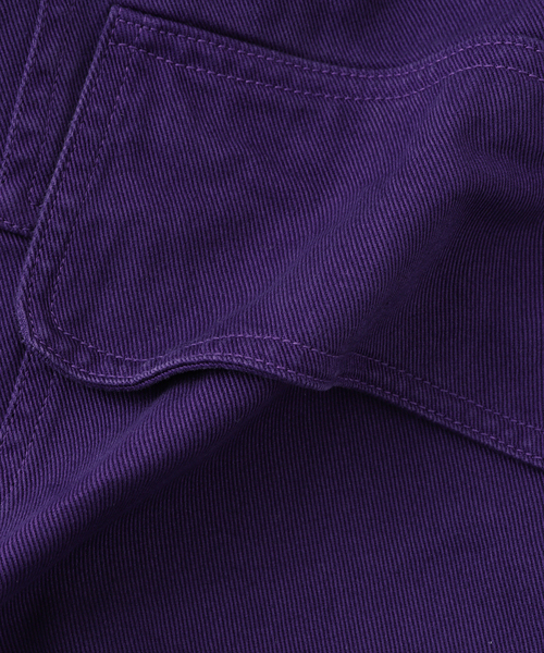 DAIRIKU（ダイリク）の「DAIRIKU / ダイリク "Cooper" Dyed Hunting Jacket（カバーオール・メンズ・パープル/ピンク・MEDIUM/LARGE）」の11枚目の写真