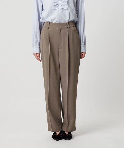 BEAUTY&YOUTH UNITED ARROWS（ビューティーアンドユースユナイテッドアローズ）の「【WEB限定 Wardrobe DAILY MINIMAL】ダブルクロス テーパードパンツ ウォッシャブル（その他パンツ・レディース・ネイビー/ブラック/ブラウン・L/M/S/XS）」の15枚目の写真