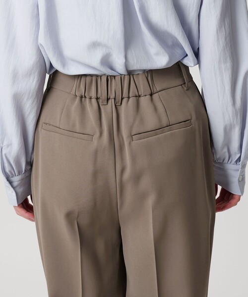BEAUTY&YOUTH UNITED ARROWS（ビューティーアンドユースユナイテッドアローズ）の「【WEB限定 Wardrobe DAILY MINIMAL】ダブルクロス テーパードパンツ ウォッシャブル（その他パンツ・レディース・ネイビー/ブラック/ブラウン・L/M/S/XS）」の19枚目の写真