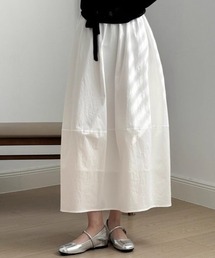 切り替えコクーンフレアスカート