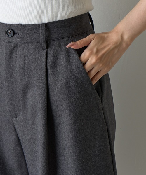 COLONY 2139（コロニートゥーワンスリーナイン）の「ウールライクハーフパンツ（その他パンツ・レディース・ブラック/チャコールグレー/ブラウン・SMALL/MEDIUM）」の10枚目の写真