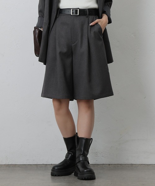 COLONY 2139（コロニートゥーワンスリーナイン）の「ウールライクハーフパンツ（その他パンツ・レディース・ブラック/チャコールグレー/ブラウン・SMALL/MEDIUM）」の14枚目の写真