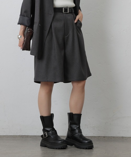 COLONY 2139（コロニートゥーワンスリーナイン）の「ウールライクハーフパンツ（その他パンツ・レディース・ブラック/チャコールグレー/ブラウン・SMALL/MEDIUM）」の15枚目の写真