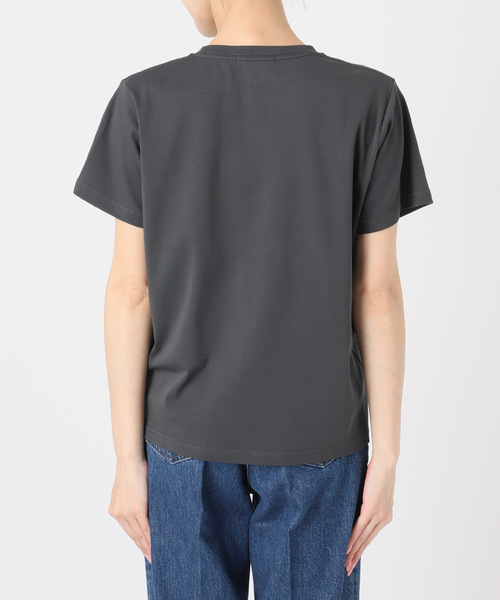 B.C STOCK（ベーセーストック）の「《追加》ウォッシャブル / スムースワンポイントロゴTEE（Tシャツ/カットソー・レディース・ブラウン/ホワイト/ブラック系その他・FREE）」の12枚目の写真
