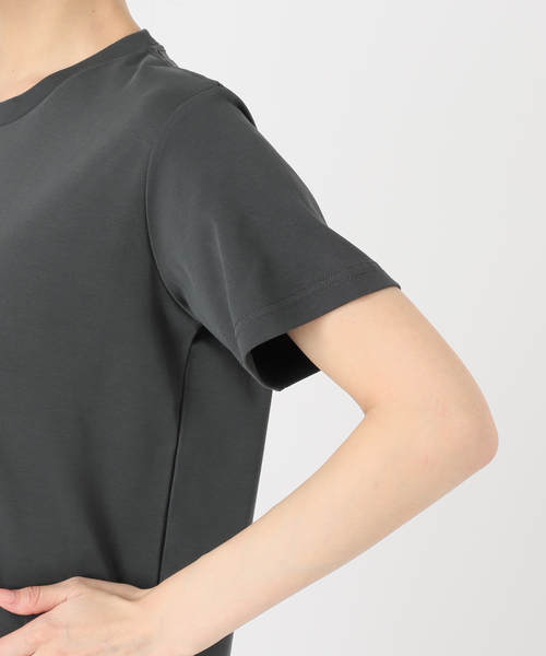 B.C STOCK（ベーセーストック）の「《追加》ウォッシャブル / スムースワンポイントロゴTEE（Tシャツ/カットソー・レディース・ブラウン/ホワイト/ブラック系その他・FREE）」の14枚目の写真