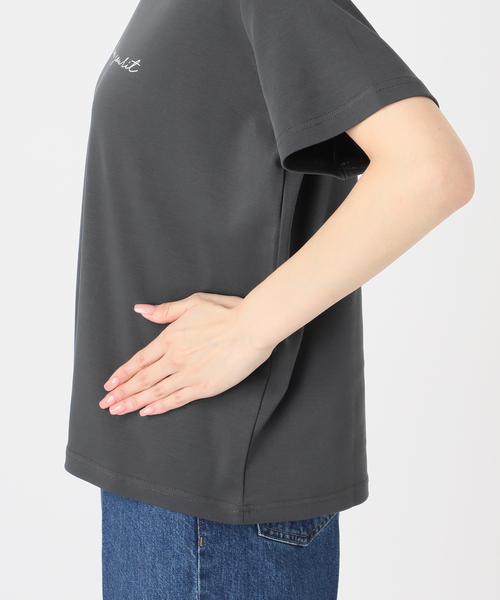 B.C STOCK（ベーセーストック）の「《追加》ウォッシャブル / スムースワンポイントロゴTEE（Tシャツ/カットソー・レディース・ブラウン/ホワイト/ブラック系その他・FREE）」の15枚目の写真