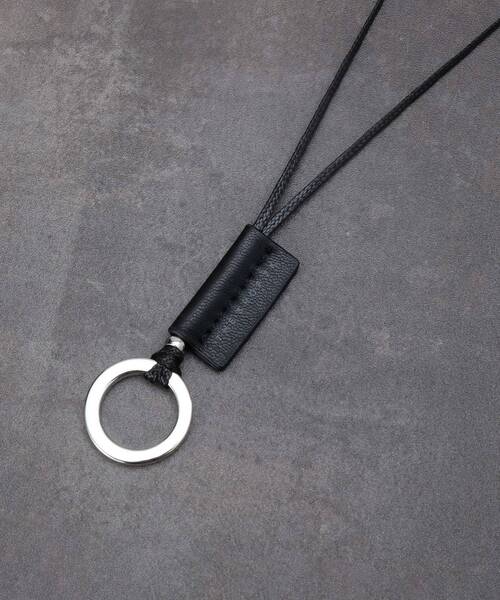 THE SHOP TK （ザ ショップ ティーケー ）の「グラスホルダーネックレス ユニセックス（ネックレス・メンズ・ダークブラウン/ブラック・00）」の2枚目の写真