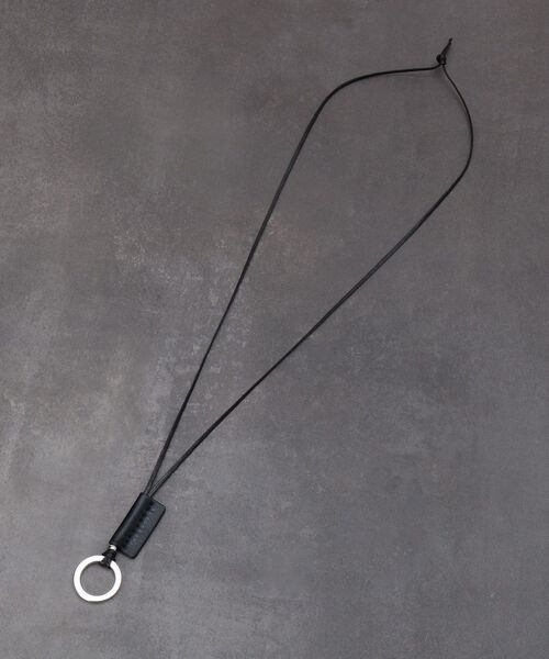 THE SHOP TK （ザ ショップ ティーケー ）の「グラスホルダーネックレス ユニセックス（ネックレス・メンズ・ダークブラウン/ブラック・00）」の4枚目の写真