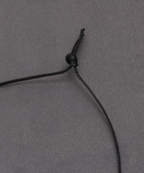 THE SHOP TK （ザ ショップ ティーケー ）の「グラスホルダーネックレス ユニセックス（ネックレス・メンズ・ダークブラウン/ブラック・00）」の5枚目の写真