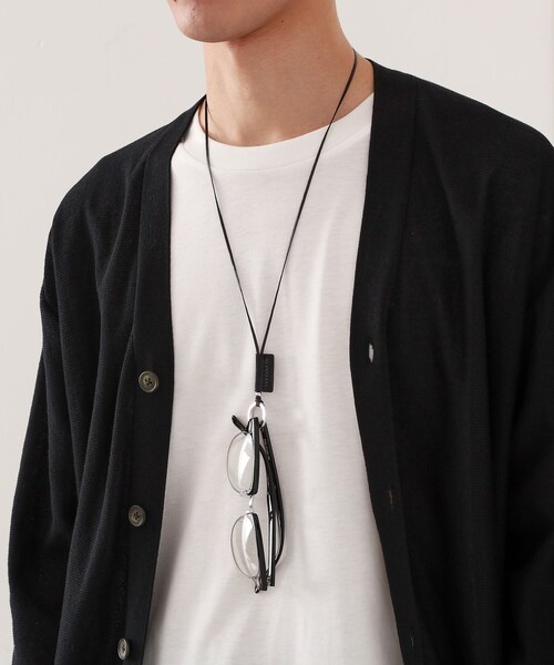 THE SHOP TK （ザ ショップ ティーケー ）の「グラスホルダーネックレス ユニセックス（ネックレス・メンズ・ダークブラウン/ブラック・00）」の6枚目の写真