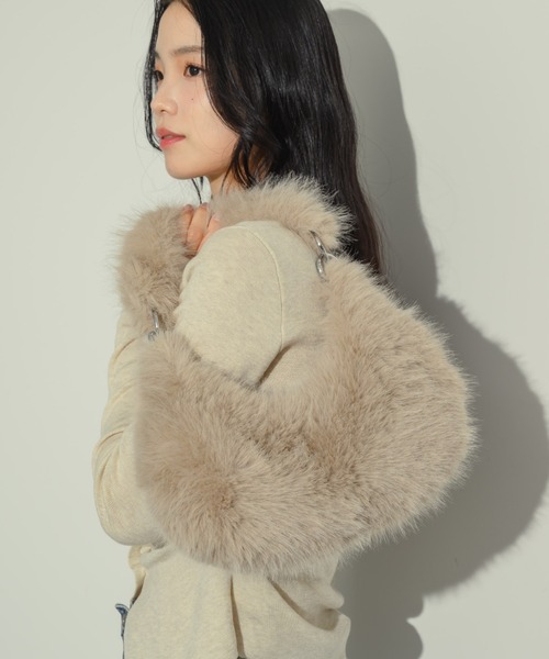 NEUNA（ヌナ）の「ファームーンバッグ（ショルダーバッグ・レディース・ベージュ/ブラック・FREE）」の7枚目の写真