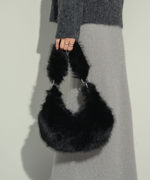 NEUNA（ヌナ）の「ファームーンバッグ（ショルダーバッグ・レディース・ベージュ/ブラック・FREE）」の10枚目の写真