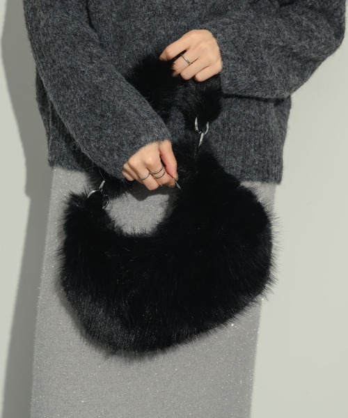 NEUNA（ヌナ）の「ファームーンバッグ（ショルダーバッグ・レディース・ベージュ/ブラック・FREE）」の9枚目の写真