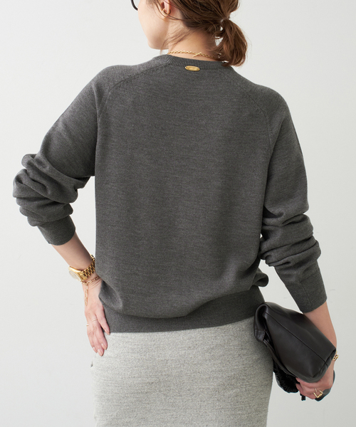 【1回着用】Deuxieme Classe WISH クルーネック プルオーバー WISH クルーネック プルオーバー（ニット／セーター）｜Deuxieme