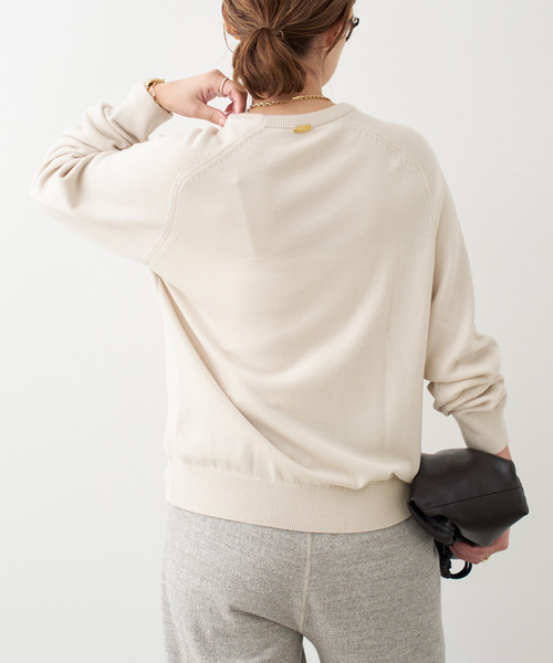 【1回着用】Deuxieme Classe WISH クルーネック プルオーバー WISH クルーネック プルオーバー（ニット/セーター）｜Deuxieme