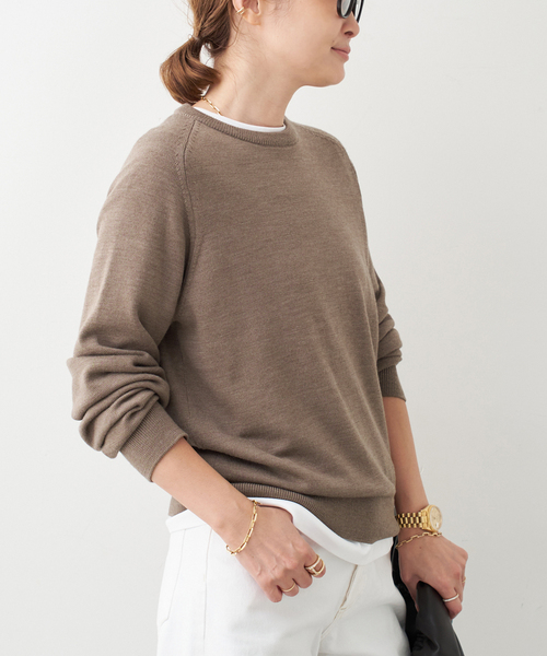 本日のみ値下げ❕美品☆Deuxieme Classe クルーネック プルオーバー WISH クルーネック プルオーバー（ニット/セーター）｜Deuxieme
