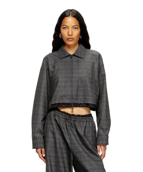 DIESEL（ディーゼル）の「ウィメンズ ジャケット J-TING-FEM（ブルゾン・レディース・ブラック・38/42/40/44）」の6枚目の写真