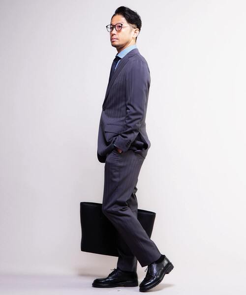 ソラーロヘリンボーン/ウィンドペン ウォッシャブルスーツ | 防シワ