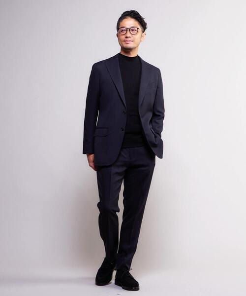 ソラーロヘリンボーン/ウィンドペン ウォッシャブルスーツ | 防シワ