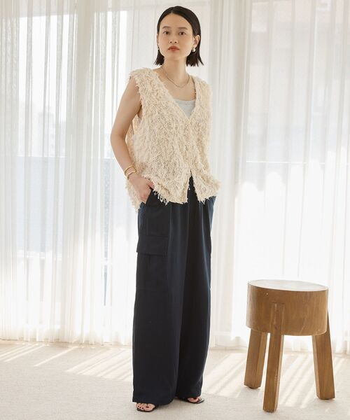 GO TO HOLLYWOOD フリル付きボアベスト GO TO HOLLYWOOD フリル付きボアベスト GO TO HOLLYWOOD フリル付き