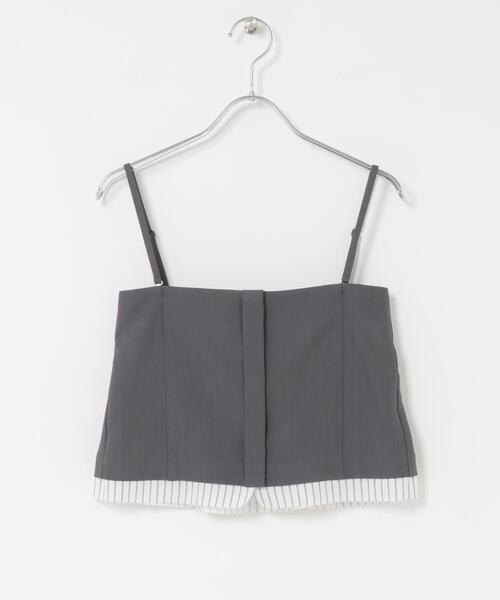 SENSE OF PLACE by URBAN RESEARCH（センスオブプレイスバイアーバンリサーチ）の「マルチウェイレイヤードスカート（スカート・レディース・グレー/ベージュ・MEDIUM/SMALL）」の14枚目の写真