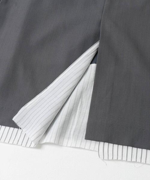 SENSE OF PLACE by URBAN RESEARCH（センスオブプレイスバイアーバンリサーチ）の「マルチウェイレイヤードスカート（スカート・レディース・グレー/ベージュ・MEDIUM/SMALL）」の17枚目の写真