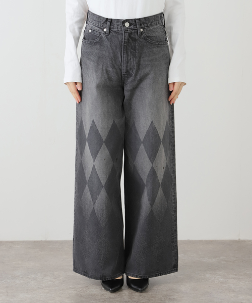 MASU(エムエーエスユー)の「MASU MB BAGGY JEANS DIAMOND B25F9PL003:デニムパンツ(デニムパンツ・レディース・ブラック・42)」の16枚目の写真